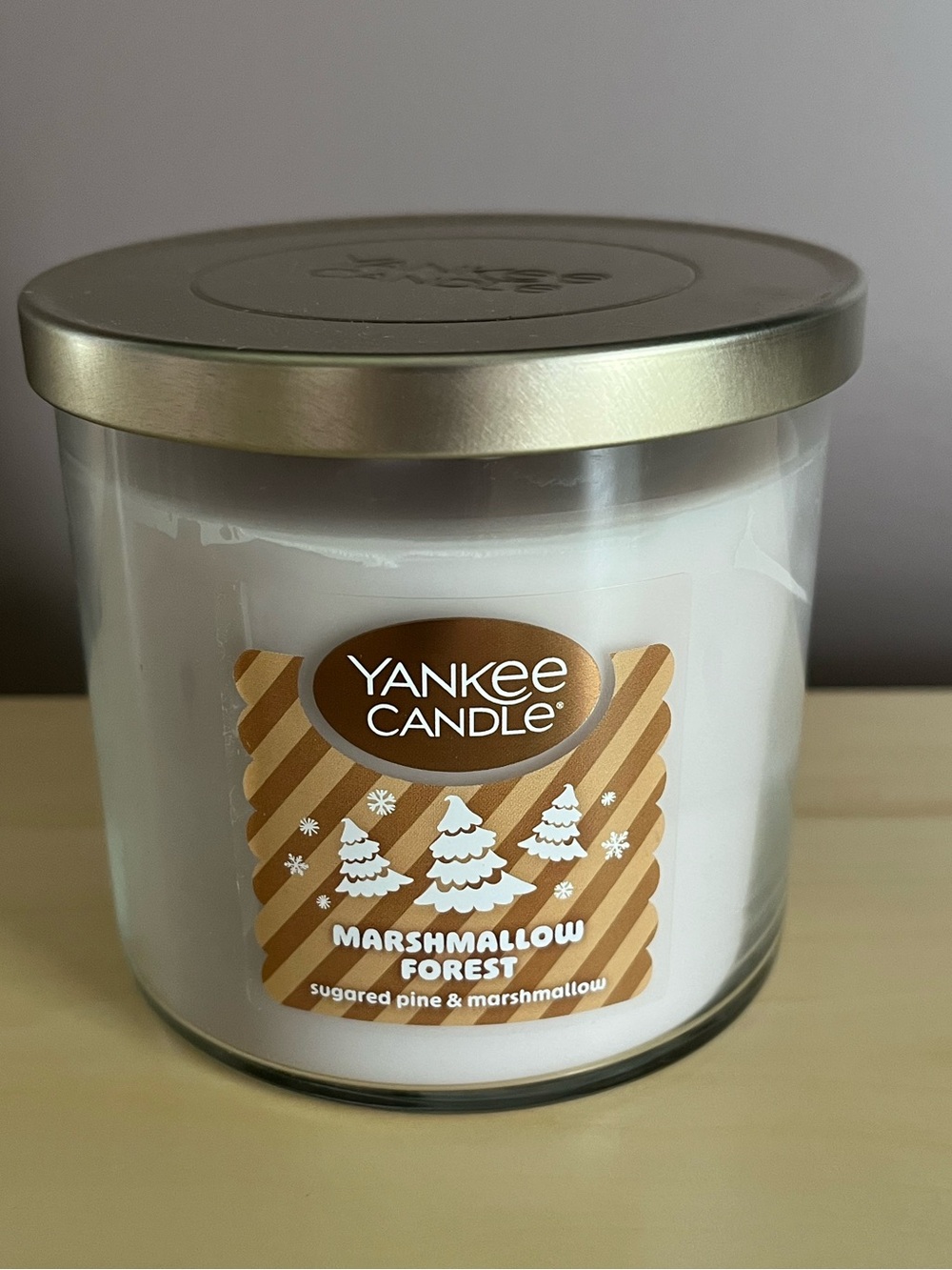 New Yankee Candle Marshmallow Forest Three Wick 14.5 Oz. Candle
